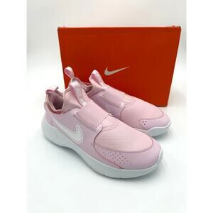 NEW! Nike Girl's Flex Runner 3 Slip-on Shoes - Pink Foam/White - Size 7 Y